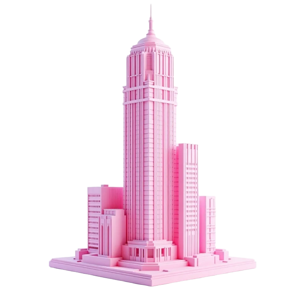 Pink Cityscape